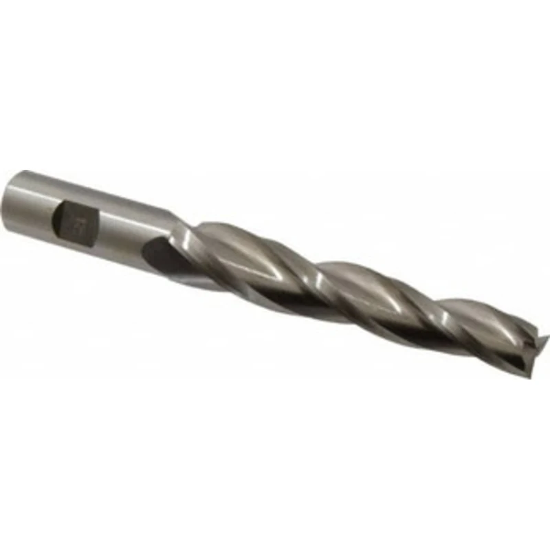 Made in USA 1.5 per Side 5/8 Small End Diam 4-1/4 LOC 3-Flute High Speed Steel Tapered Square End Mill Uncoated, 3/4 ...